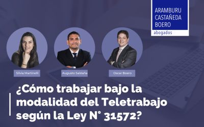 ¿Cómo trabajar bajo la modalidad del Teletrabajo según la Ley Nº 31572?