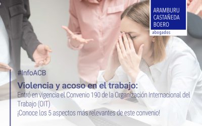 Violencia y acoso en el trabajo