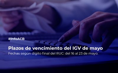 ¿Sabías que el cronograma de obligaciones del IGV para mayo de 2025 ya está disponible?