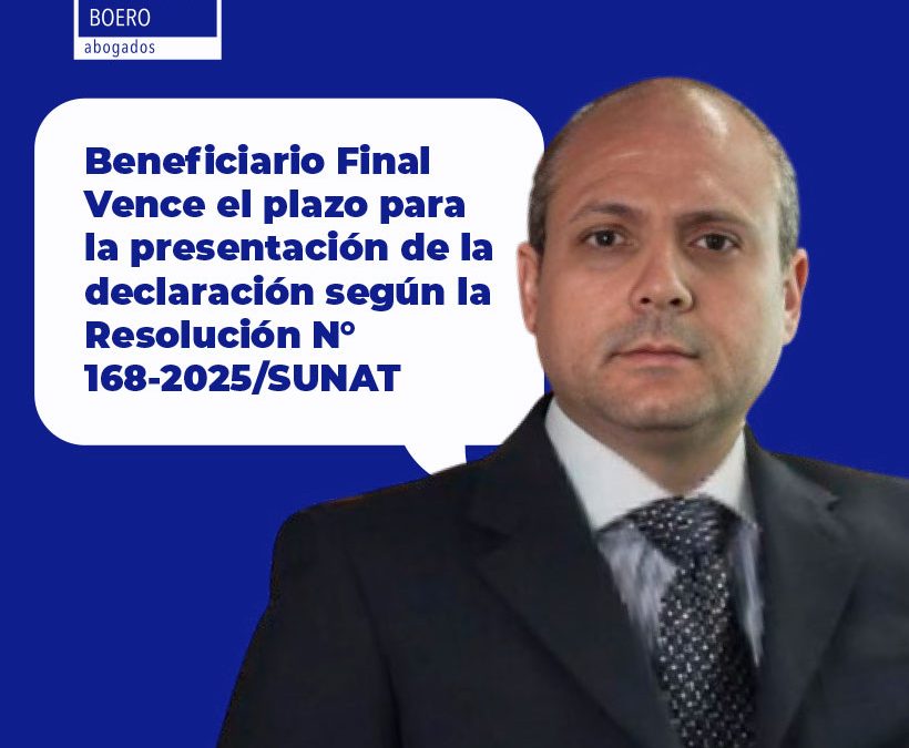 ¿Sabías que la SUNAT ha establecido un nuevo cronograma para la presentación de la declaración del Beneficiario Final?
